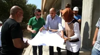 Genel Sekreter Büyükakın, 7 Katlı Otopark ve Kapalı Pazar Alanını İnceledi
