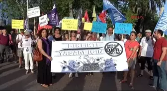 Antalya 12 Eylül'ü Protesto Ettiler