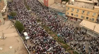 Cizre'de Hayatını Kaybedenleri Binlerce Kişi Uğurladı