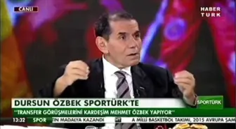 Dursun Özbek: 'Tanman'ın İstifası...'