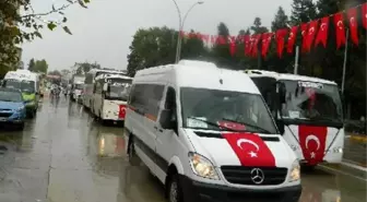 Karamürsel'de 700 Araçlık 'Şehitlere Saygı' Konvoyu