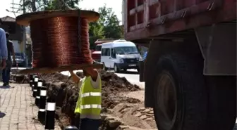 Sındırgı'da Elektrik Hatları Yer Altına Alınıyor