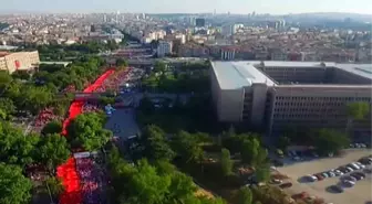 Teröre Hayır, Kardeşliğe Evet' Yürüyüşü - Hisarcıklıoğlu (4)