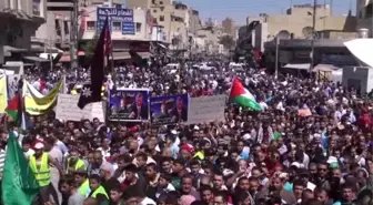 İsrail'in Mescid-i Aksa'ya Yönelik Saldırıları Ürdün'de Protesto Edildi