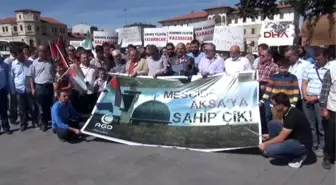 Sivas - Anadolu Gençlik Derneği'nden 'Mescid-i Aksa' Protestosu