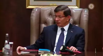 Davutoğlu, Suriyeli Sığınmacıların Temsilcilerini Kabul Etti (1)