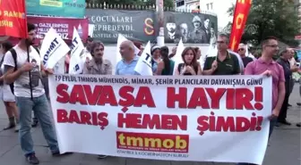 TMMOB Üyesi Grup, Artan Terör Olaylarını Protesto Etti