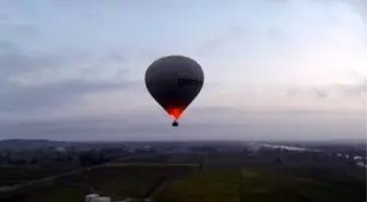 Bafra'da Balon Uçuşlarının Tanıtımı Yapıldı