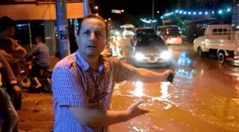 Ödemiş'te Sağanak Yağmur Su Baskınlarına Yol Açtı