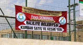 Haliliye'deki Kurban Kesim Yerleri