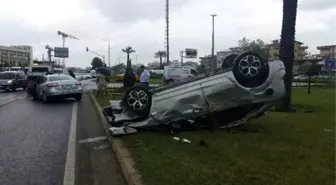 Manavgat'ta Trafik Kazası: 4 Yaralı