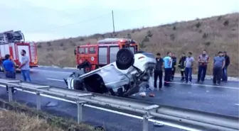 Çerkezköy Yolunda Trafik Kazası: 1 Ölü, 4 Yaralı