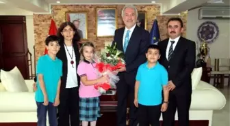 Orgenaral Asım Gündüz İlköğretim Okulu'ndan Başkan'a Ziyaret