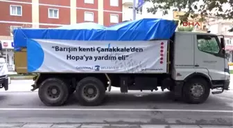 Çanakkale'den Hopa'ya Yardım Eli