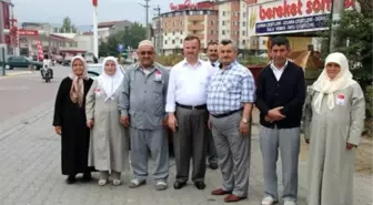 Çaycuma'da İlk Hacı Kafilesi Karşılandı