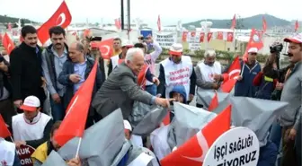 Perinçek'ten Gebze'de Eylem Yapan İşçilere Destek Ziyareti