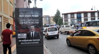 Rize'de 'Teröre Lanet' Mitingine Sedat Peker Afişli Davet