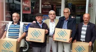 Şişe Cam İşçileri Kumanyalarını Gazi ve Şehit Yakınlarına Verdi