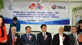 Moğolistan'da Çağdaş Kütüphane Projesi Tamamlanarak Hizmete Açıldı