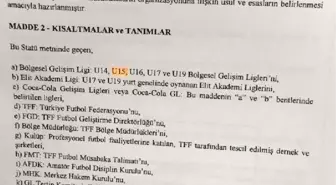 Tff'nin Kararı Gençleri Şok Etti!...