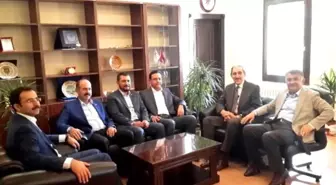 AK Parti İl Başkanı Tanrıver ve Milletvekili Adayları Resmi Kurumları Ziyaret Etti