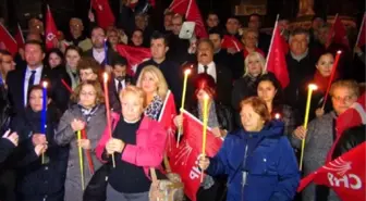 Almanya'daki CHP'liler Ankara'daki Saldırıyı Meşalelerle Kınadılar