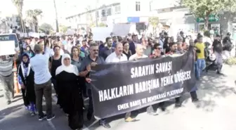 Ankara'daki Saldırı Şanlıurfa'da Yürüyüşle Protesto Edildi