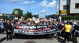 Bursa'da Sivil Toplum Kuruluşları Teröre Tepki İçin Yürüdü