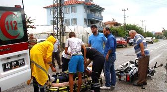 Ortaca'da Trafik Kazası; 1 Yaralı
