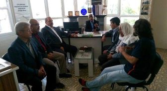 CHP'li Ersöz, Ceylanpınar Gazeteciler Derneği'ni Ziyaret Etti