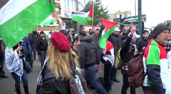 İsrail'e 'Kırmızı Kart' Protestosu