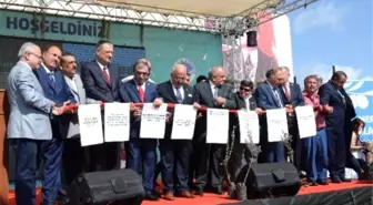 Erdemli'de Toplu Açılış ve Temel Atma Töreni