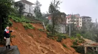 Rize'de Aşırı Yağış Etkili Oldu: 1 Ev Çöktü, 2 Ev Boşaltıldı, 28 Köy Yolu Ulaşıma Kapandı (2)