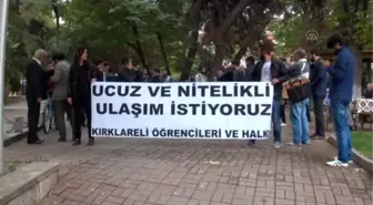 Üniversite Öğrencileri, Ulaşım Zammını Protesto Etti