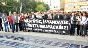 Ankara'daki Terör Saldırısında Ölenler İçin Kırıkkale'de Karanfilli Anma