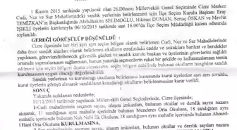 Cizre'de 3 Mahalledeki 93 Sandığın Yerleri Değiştirildi