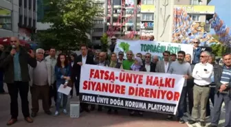 Fatsa Ünye Doğa Koruma Platformu'ndan Basın Açıklaması