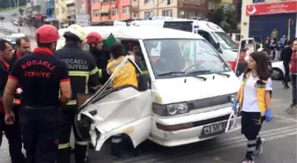 İzmit'te Zincirleme Kaza: 4 Yaralı