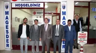 Kaymakam Helvacı, Magesder'i Ziyaret Etti