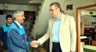 Selami Çelebioğlu, Sanayi Esnafını Ziyaret Etti
