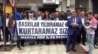 Manisa - Hdp'den Manisa'daki Tutuklamalara Tepki