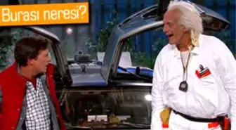 Mcfly ve Doc Brown, Yanlışlıkla Jimmy Kimmel'ın Şovuna Gitti