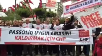 CHP'lilerden Derbi Öncesi Passolig Eylemi...