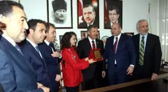 Ak Parti, Şampiyon İlknur Gedik'i Ödüllendirdi