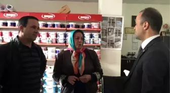 Fehmi Küpçü Esnafları Gezdi