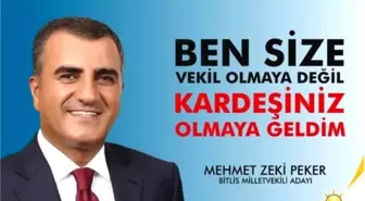 AK Parti Adayı Peker'den Bitlis Halkına Açık Mektup