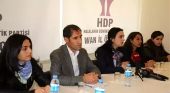 Hdp Eş Genel Başkanı Yüksekdağ Van'da