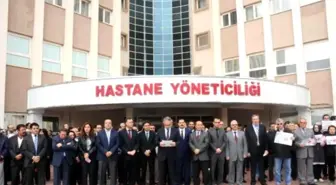 Sağlıkçılara Yönelen Terör Protesto Edildi