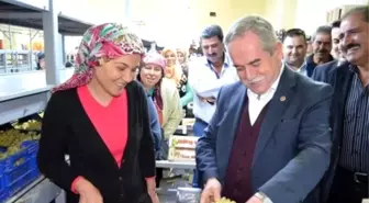 Ak Partili Berber, Üzüm İşçileriyle Görüştü