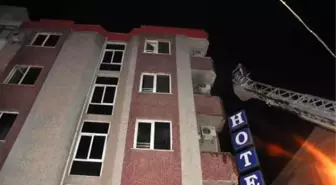 Malkara'da Otelde Yangın Paniği